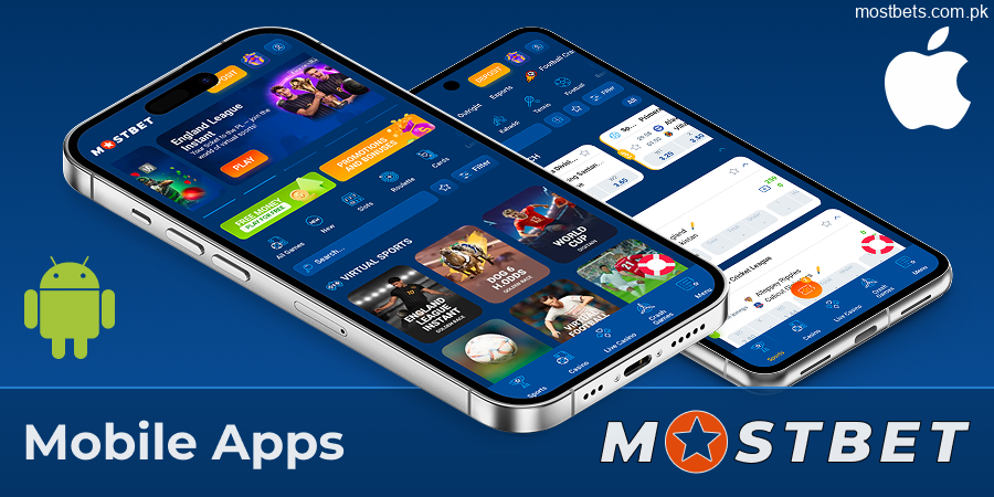 Mostbet PK mobile app for Android and iOS