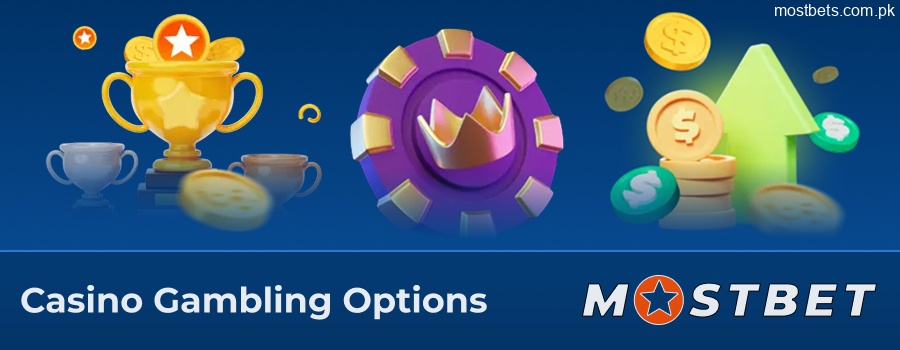 Mostbet PK casino and gambling options